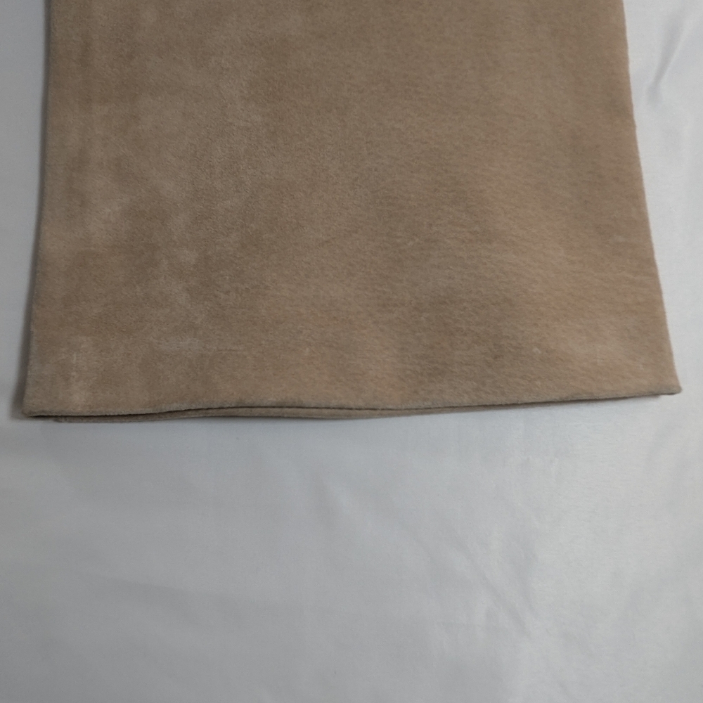 Massini Women's Tan Genuine Suede Leather Pants Size 10 - Picture 8 of 14